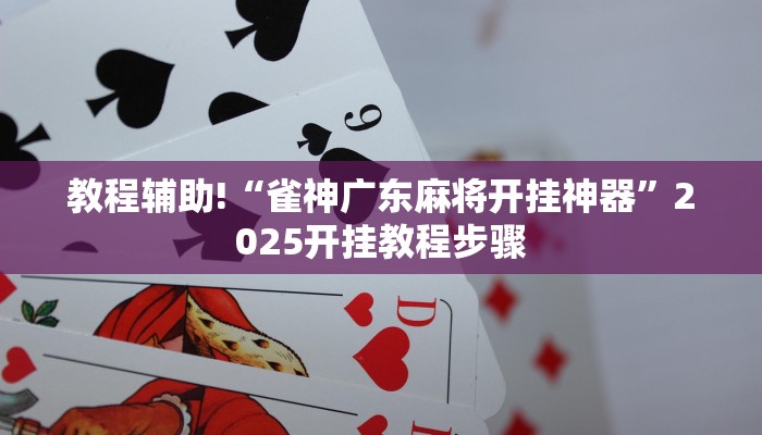 教程辅助!“雀神广东麻将开挂神器”2025开挂教程步骤