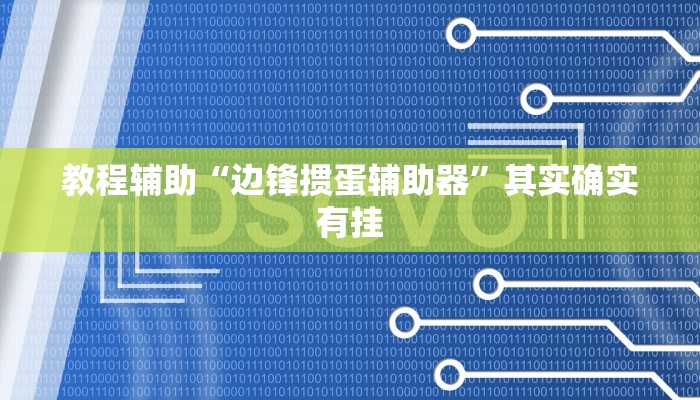 教程辅助“边锋掼蛋辅助器”其实确实有挂
