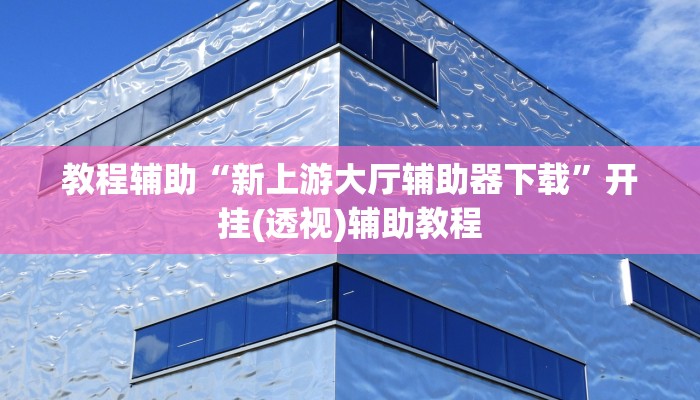 教程辅助“新上游大厅辅助器下载”开挂(透视)辅助教程