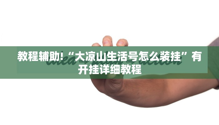 教程辅助!“大凉山生活号怎么装挂”有开挂详细教程