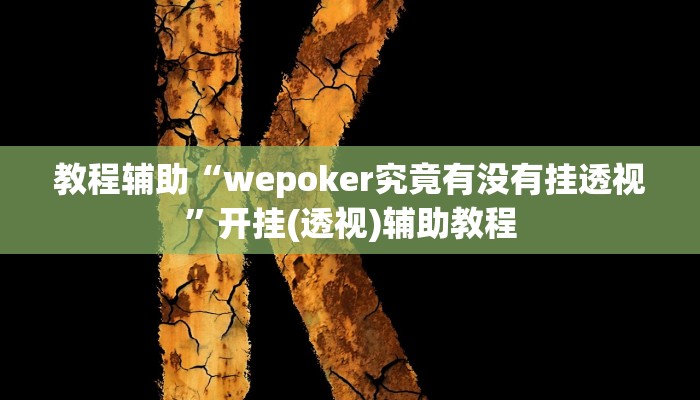 教程辅助“wepoker究竟有没有挂透视”开挂(透视)辅助教程 教程辅助“wepoker究竟有没有挂透视”开挂(透视)辅助教程